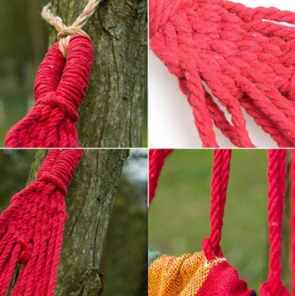 Гамак "Полосатик" тканевый с деревянной планкой / Гамак усиленный 210х80см., Сине-зеленый